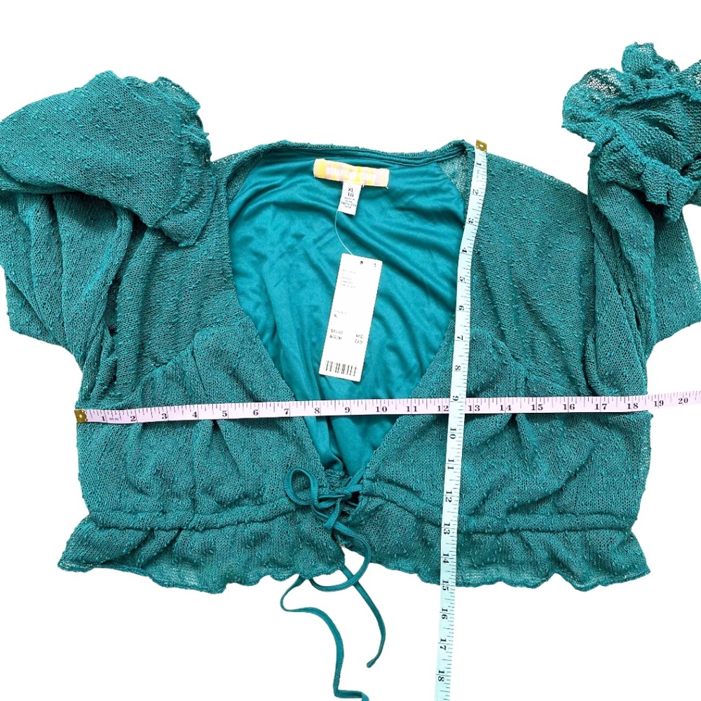NWT Urban Outfitters Long Sleeve Cropped Top XL - Picture 5 of 11
